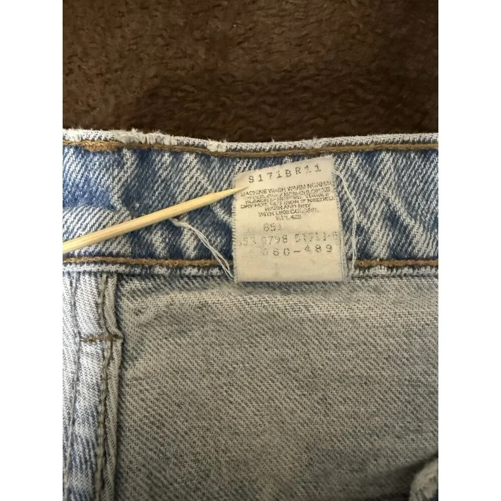 Levi's 560 Jeans Men's 40x32 Loose Fit Light‎ Wash Tapered Leg Denim Vintage 90s